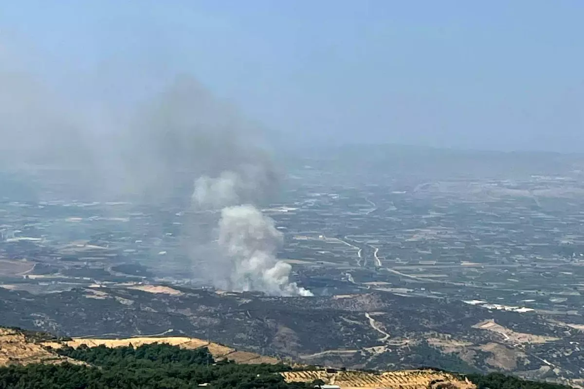 Menemen’de Orman Yangınına Müdahale Başladı