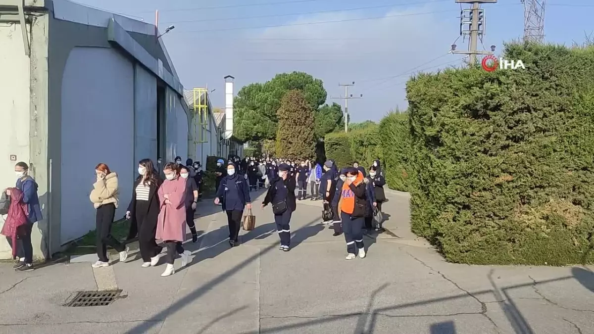 Bursa’da İplik Fabrikasında Kimyasal Sızıntı