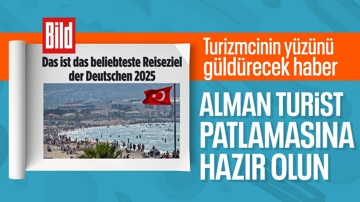 Alman turistler Türkiye için 2025 rezervasyonlarına başladı