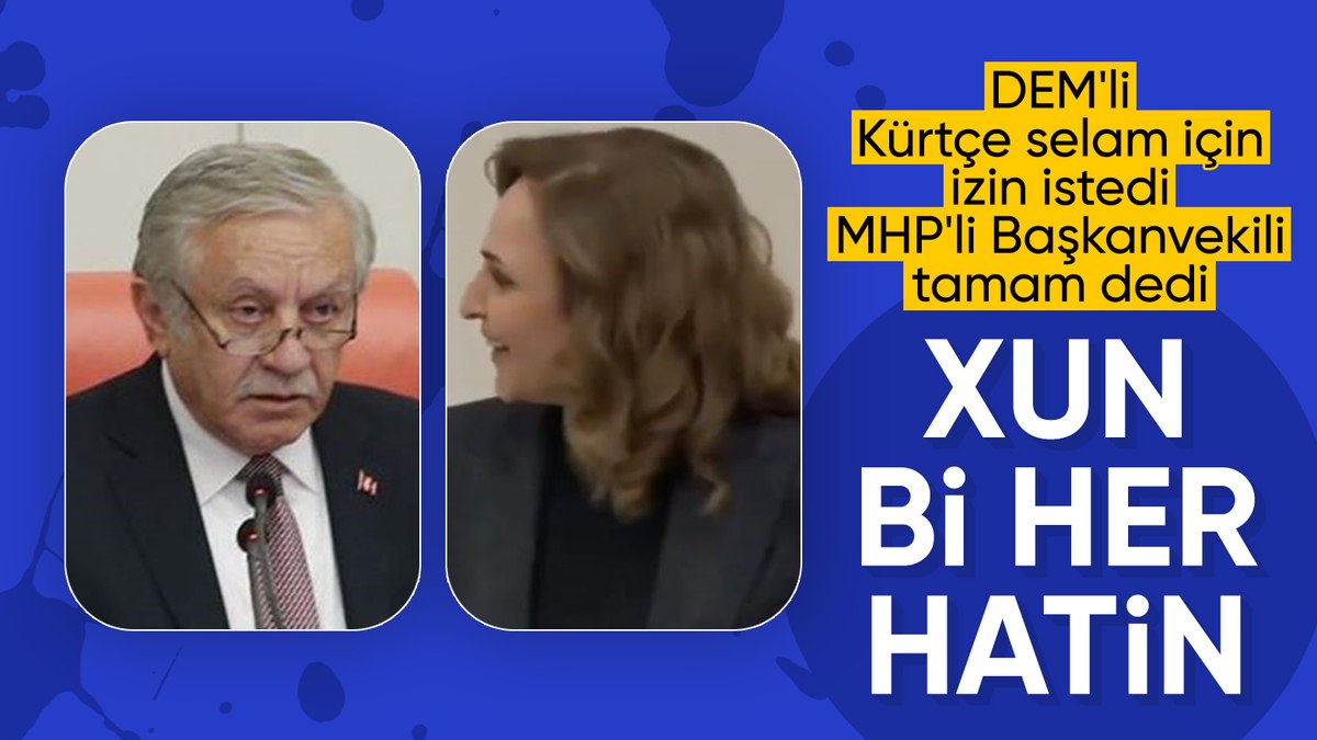 TBMM’de dikkat çeken Kürtçe diyaloğu