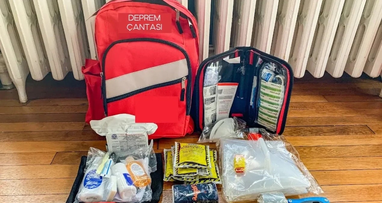Hayat kurtaran çanta: Deprem anında sizi hayatta tutacak malzemeler
