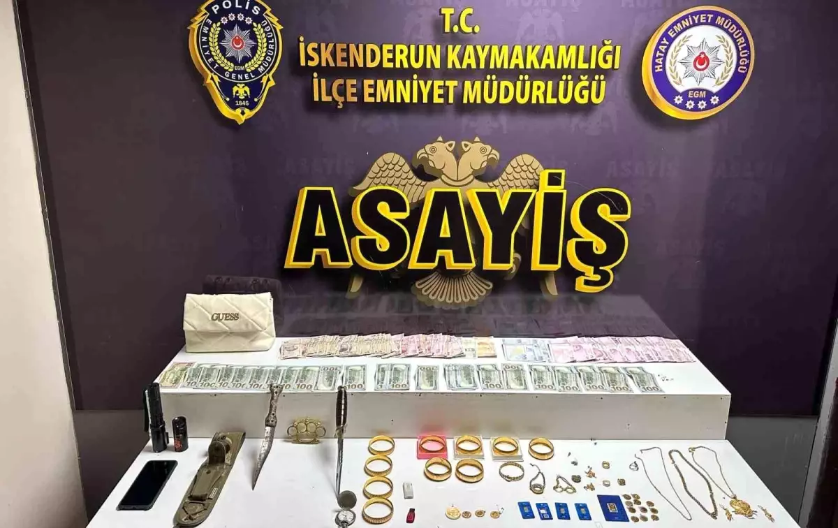 İskenderun’da Hırsızlık Çetesi Çökertildi